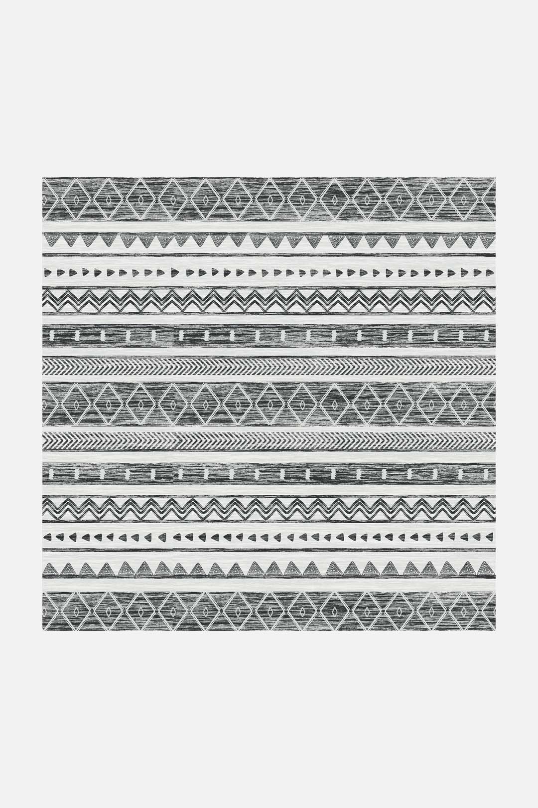Ikat Anthrazit Teppich - Image 13