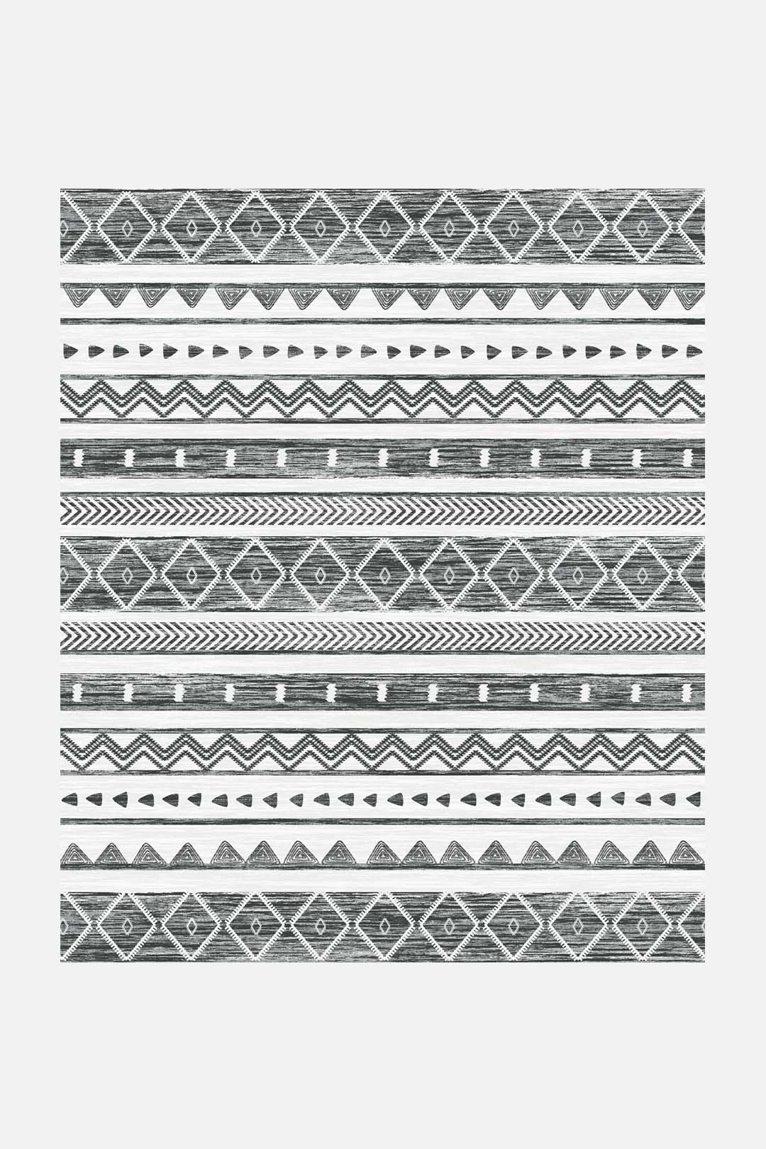 Ikat Anthrazit Teppich - Image 17