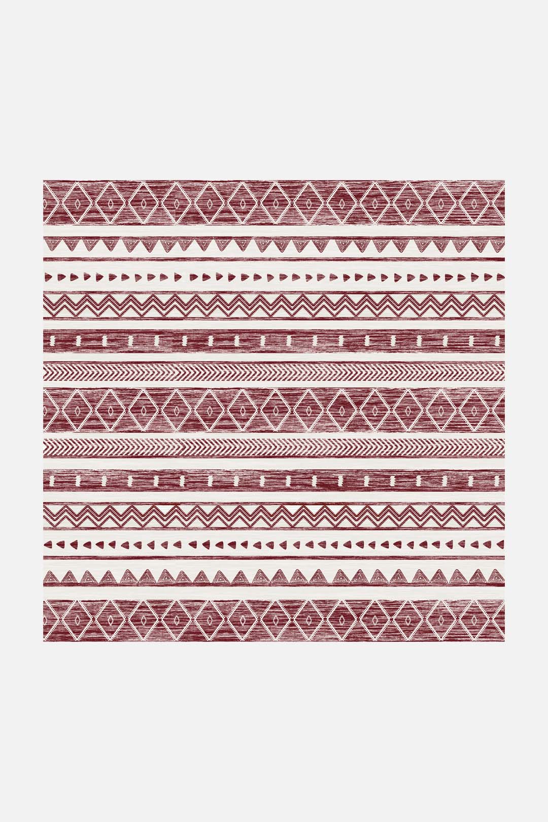 Ikat Maroon Teppich - Image 13