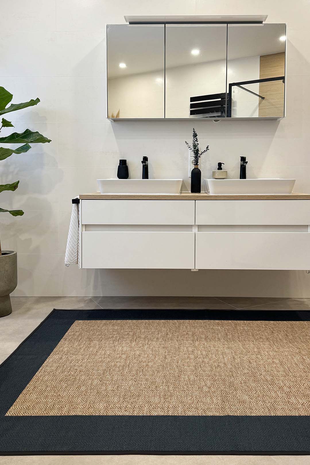 Jute-Haptik Alisa Espresso Teppich - Image 4