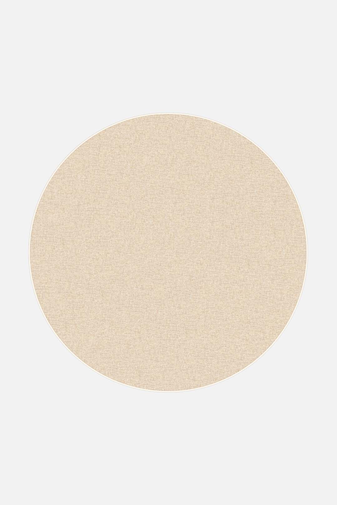 Jute-Haptik Mono Creme Teppich - Image 11